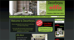 Desktop Screenshot of decorforyou.co.uk